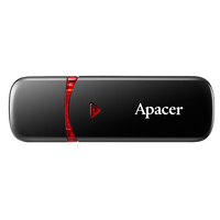 Накопитель Apacer 64GB USB 2.0 Type-A AH333 Черный