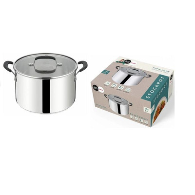 Каструля Tefal Jamie Oliver Home Cook, 8.4л, з кришкою, нержавіюча сталь, силікон