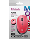 Миша DEFENDER (52026) Auris MB-027, 4D, 800-1600dpi, RED, wireless, silent