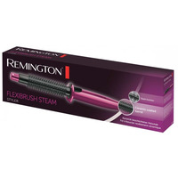 Плойка Remington Mineral Glow, щітка з паром , >300Вт, темп.режимів-1, кераміка, чорно-рожевий