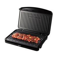 Гриль George Foreman прижимний Fit Grill Large 2400Вт, темп. режимів-1, пластик, чорний