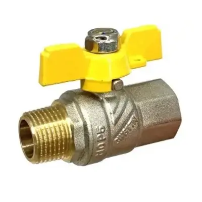 Кран кульовий 1/2'' нв зб Valve JG (газовий) BRAS 59