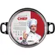 Каструля BRAVO CHEF 20 см (2.3 л) з бакелітовими ручками (BC-2002-20)