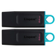 Флеш-накопичувач USB3.2 64GB Kingston DataTraveler Exodia Black/Blue 2 Pieces (DTX/64GB-2P)