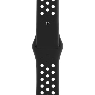 Ремінець для Apple Watch 42/44/45/49 mm Nike Sport Band Black