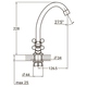 Смеситель QM 1/2" для кухни эконом на гайке AQUATICA QM-1B159C (9783100)