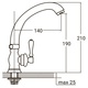 Смеситель PL ½" монокран на гайке (КРАТНО 2ШТ) AQUATICA PL-1G156C (9777600)