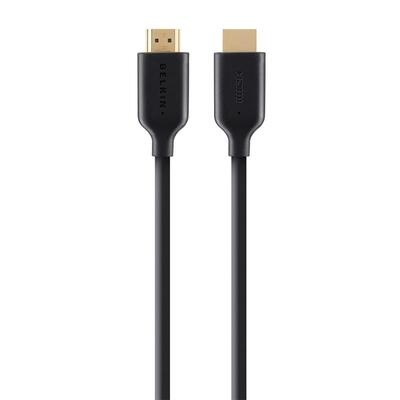 Кабель HDMI (M/M) Belkin, 2м, High Speed Ethernet, черный