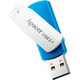 Флеш-накопичувач USB3.1  64GB Apacer AH357 Blue/White (AP64GAH357U-1)