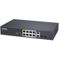 Коммутатор VIVOTEK AW-FGT-100D-120, Unmanaged 8xFE PoE + 2xGE Combo Switch