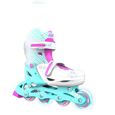 Роликовые коньки Neon Inline, размер 34-37, бирюзовый