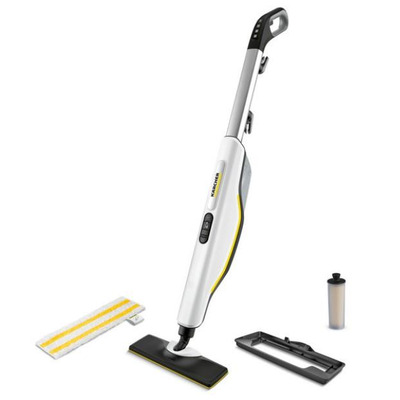 Пароочиститель Karcher SC 3 Upright, 1900Вт, 1000мл, 3.5Бар, (паровая швабра), белый