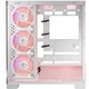 Корпус Modecom VOLCANO SPACE APEX ARGB 4x140mm fans MIDI USB 3.0x2+TYPE-C WHITE без БЖ ATX