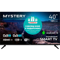 TV 40 Mystery MTV-4060FST2 Full HD/Smart/Android 13/Wi-Fi/Frameless/Black