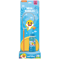 Бульбашки мильні Mega Bubbles з тарілкою. Baby Shark 450 мл