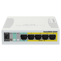 Комутатор MikroTik RB260GSP (CSS106-1G-4P-1S)