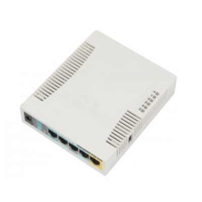 Wi-Fi маршрутизатор MikroTik RB951Ui-2HnD с 5 портами Ethernet и частотой 2.4GHz