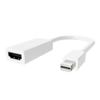 Адаптер Belkin mini DisplayPort – HDMI (M/F), 0.12 м, White (F2CD021eb)