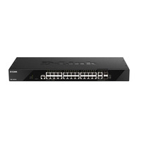 Комутатор D-Link DGS-1520-28 24xGE 2xSFP, 2xSFP+ Керований. L3