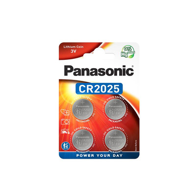 Батарейка Panasonic CR 2025 BL 4шт