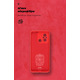 Чехол-накладка Armorstandart Icon для Xiaomi Redmi 12С/11A Camera cover Red (ARM65966)