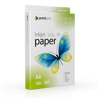 Фотобумага PrintPro глянцевая 200г/м2 A4 100л (PGE200100A4)