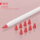 Чехол TPU Goojodoq для наконечника стилус Apple Pencil (1-2 поколения) (8шт) Red (1005001835985075R)