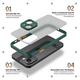 Чехол-накладка Armorstandart Frosted Matte для Realme C51/C53 Dark Green (ARM72389)