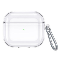 Чохол Usams US-BH740 Silicon для Apple AirPods 3 Transparent Black (BH740AP02)