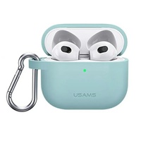 Чeхол Usams US-BH741 Silicon для Apple AirPods 3 Green (BH741AP04)