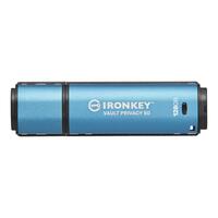 Флэш-накопитель USB3.2 128GB Kingston IronKey Vault Privacy 50 Type-A Blue (IKVP50/128GB)