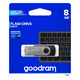 Флеш-накопичувач USB2.0  8GB Goodram UTS2 (Twister) Black (UTS2-0080K0R11)