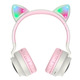 Bluetooth-гарнитура Hoco W27 Cat Ear Grey/Pink (W27GP)