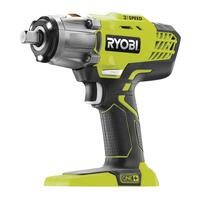 Гайковерт ударний Ryobi R18iW3-0, ONE+ 18В, 2900об•хв, 400Нм, 1/2", 3-х шв., 1.6кг, без АКБ та ЗП