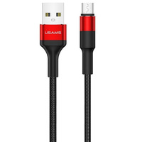 Кабель Usams US-SJ224 USB - micro USB, 1.2 м, Red (SJ224USB02)