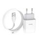 Зарядное устройство Hoco C73A Glorious (2USB, 2.4А) White (6931474713056) + кабель Lightning