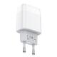 Зарядное устройство Hoco C73A Glorious (2USB, 2.4А) White (6931474713056) + кабель Lightning