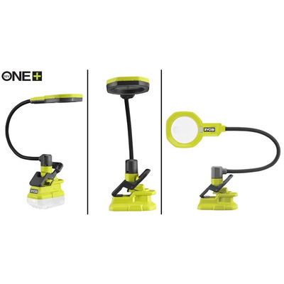 Ліхтар Ryobi RML18-0, 18В ONE+, 500лм, 2 режими,гнучка штанга, збільшувальналінза 86мм (без АКБ та ЗП)