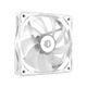 Вентилятор ID-Cooling Crystal 120 White, 120x120x25мм, 4-pin PWM, 3-pin, белый