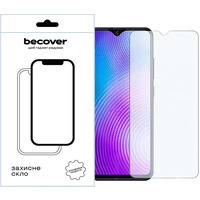 Захисне скло BeCover для Tecno Pop 7 (BF6) Crystal Clear Glass 3D (709265)