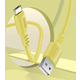 Кабель ColorWay USB - micro USB (M/M), soft silicone, 2.4 А, 1 м, Yellow (CW-CBUM043-Y)