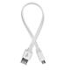 Кабель ColorWay USB - micro USB (M/M), 0.25 м, White (CW-CBUM-MUM25W)