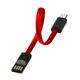 Кабель ColorWay USB - micro USB (M/M), 2.4А, 0.22м, Red (CW-CBUM022-RD)