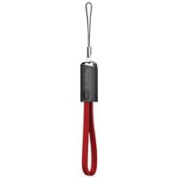 Кабель ColorWay USB - micro USB (M/M), 2.4 А, 0.22 м, Red (CW-CBUM022-RD)