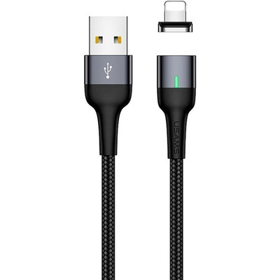 Кабель Usams US-SJ326 USB - Lightning, магнітний, 1 м, Tarnish (SJ326USB01)