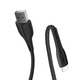 Кабель ColorWay USB - Lightning (M/M), PVC+Led, 2.4 А, 1 м, Black (CW-CBUL034-BK)