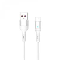 Кабель SkyDolphin S06T LED Smart Power - USB Type-C (M/M), 1 м, White (USB-000556)