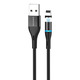 Кабель Borofone BU16 USB - Lightning, 1.2м, магнитный, Black (BU16LB)