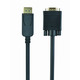 Кабель Cablexpert DisplayPort - VGA (M/M), 1.8 м, черный (CCP-DPM-VGAM-6) пакет