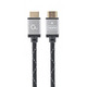 Кабель Cablexpert HDMI - HDMI V 2.0 (M/M), 1 м, черный/серый (CCB-HDMIL-1M) коробка